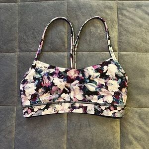 Lululemon athletics bra floral print
